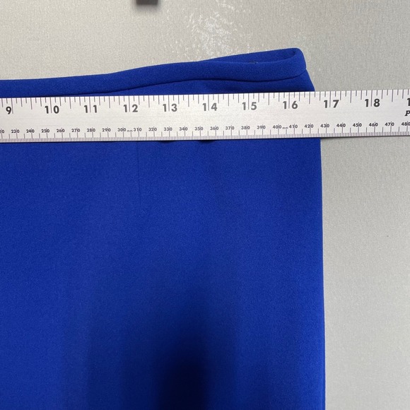 Calvin Klein Women Royal Blue Knee Length Pencil Skirt Size 10 Petite - Picture 4 of 8